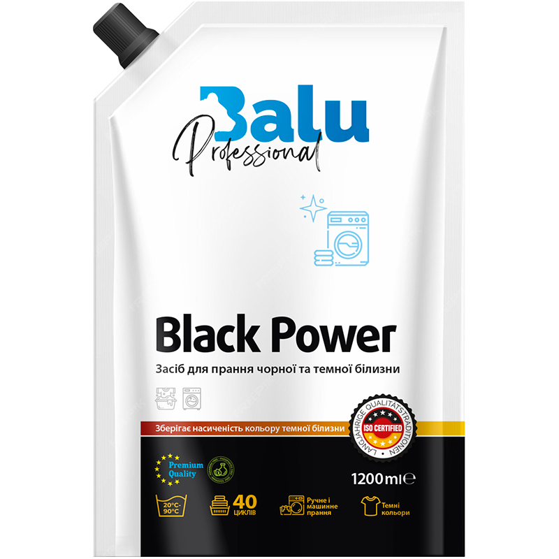 Засіб для прання темних речей BALU® «Balu Fresh» 1200 мл Дой-пак